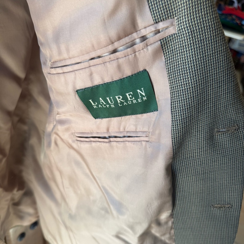 Lauren Ralph Lauren Blazer‎ Mens 42R 100% Wool Coat Notch Lapel Workwear - Picture 4 of 8